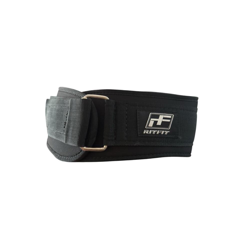 RitFit Weight Lifting Belt Large Black Adjustable Gym Workout Back Support